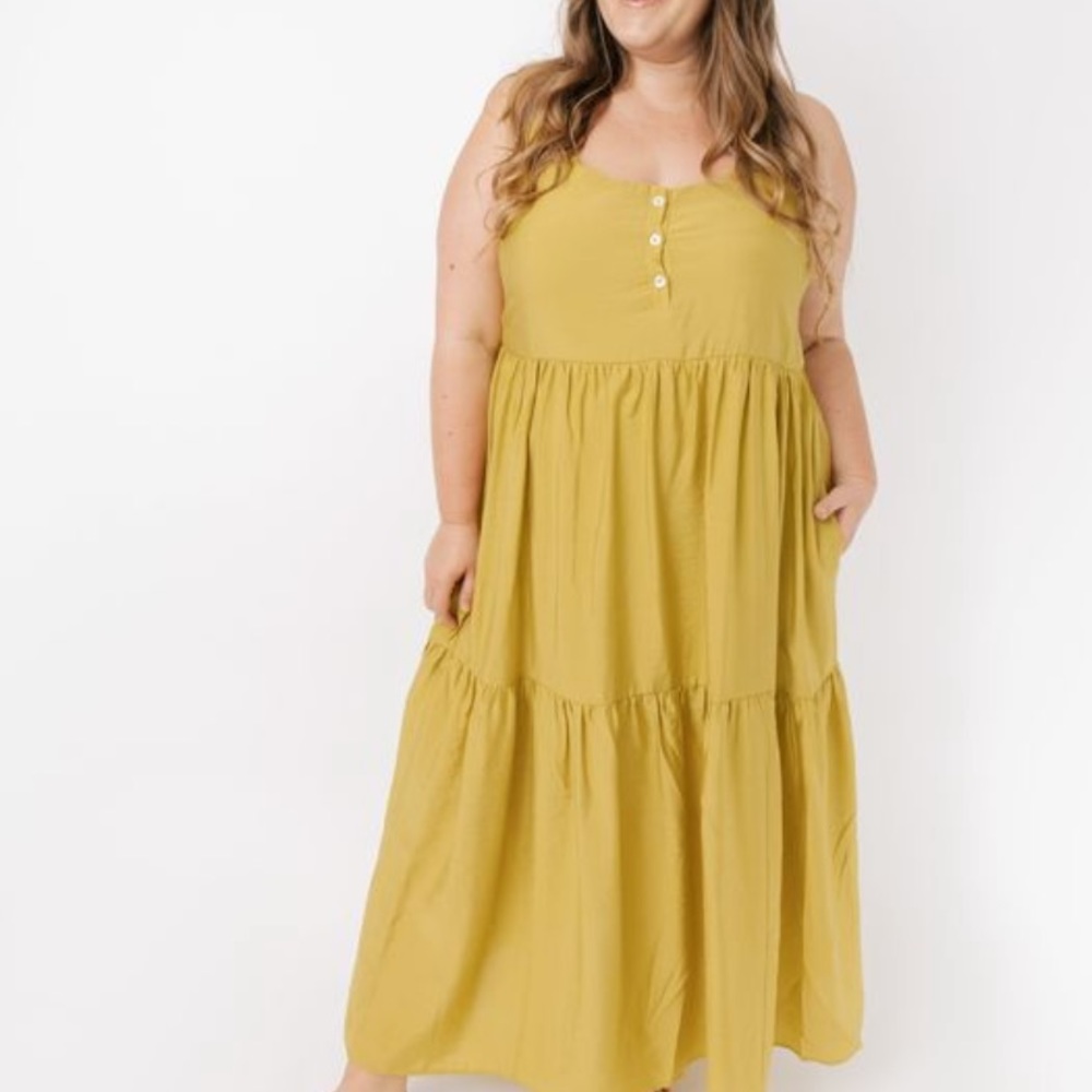 Smash & Tess maxi dress in pistachio pop